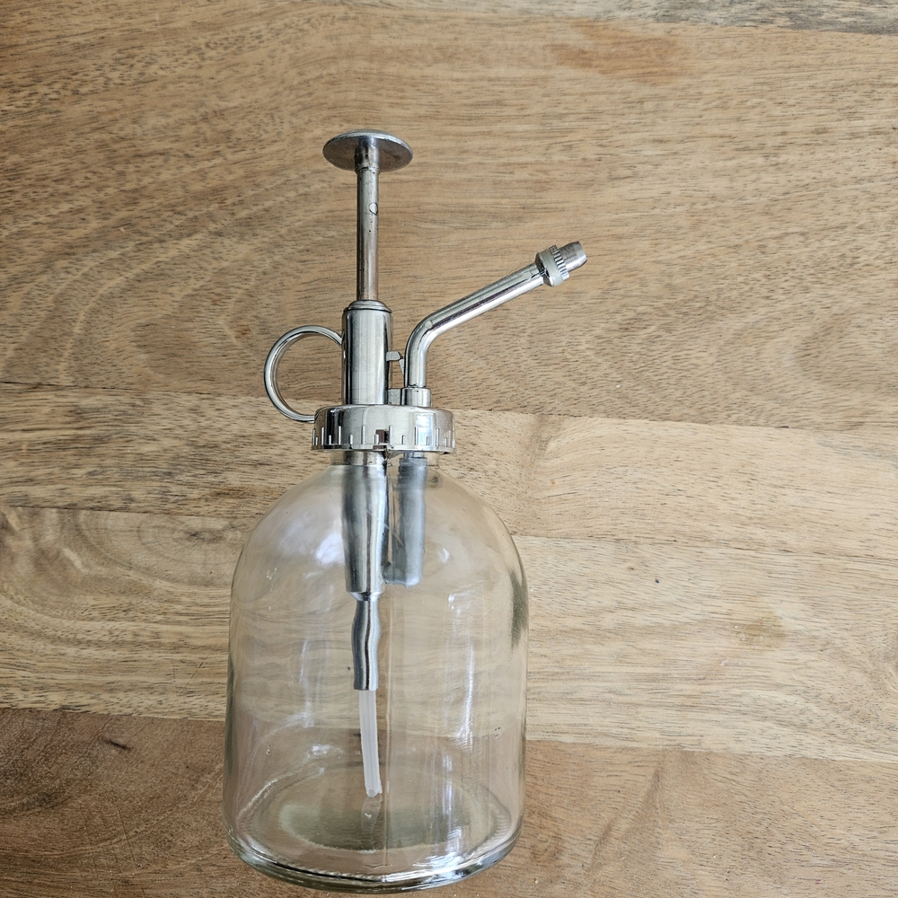 Anthropologie Glass and Silver Plant Mister